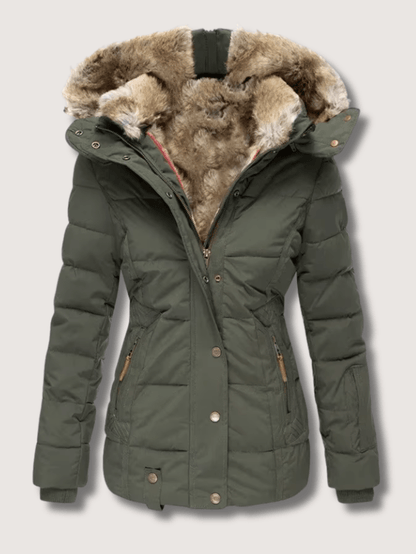 Women’s Cinched Waist Winter Parka