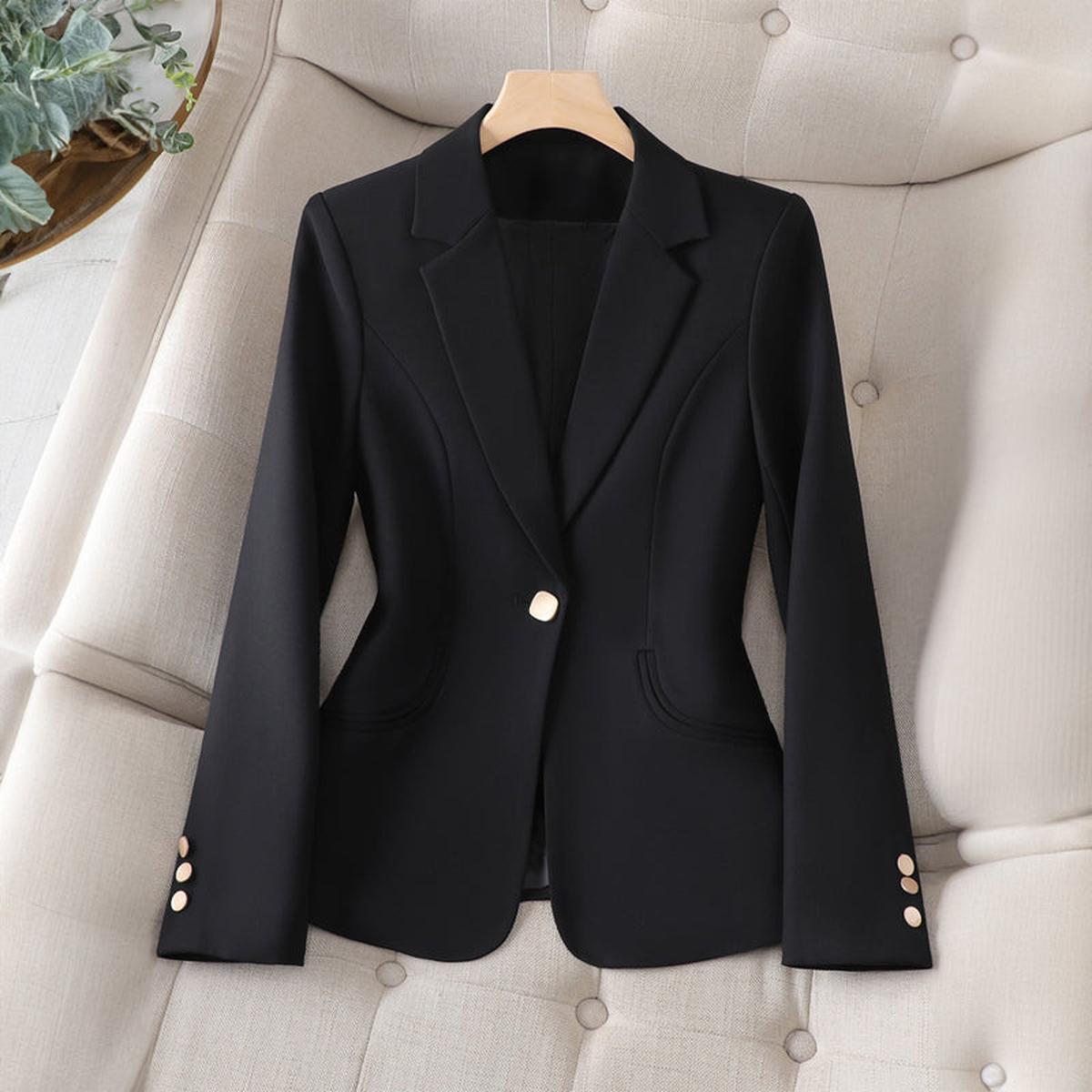 Fitted Ladies Single Button Jacket