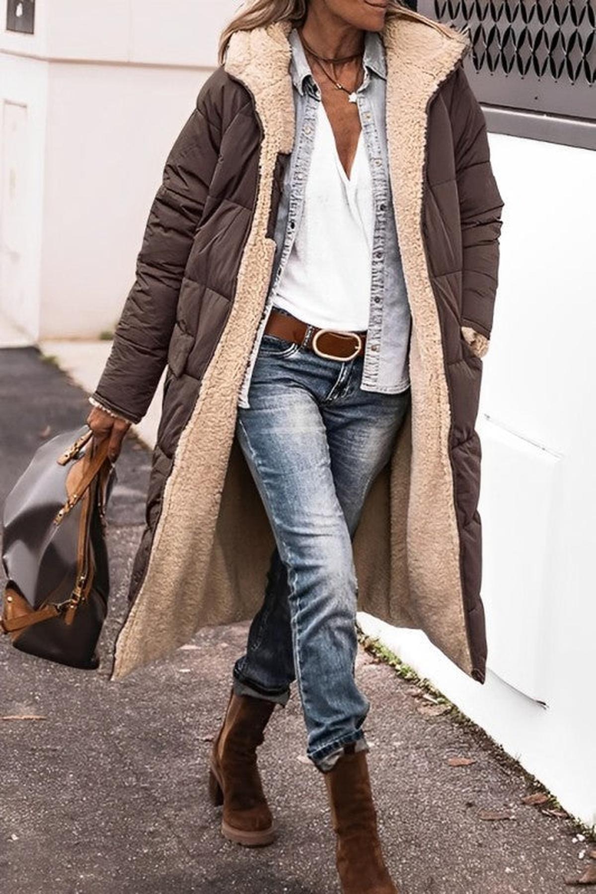 Warm Waterproof Parka Coat For Women With Hood - BritishElegance