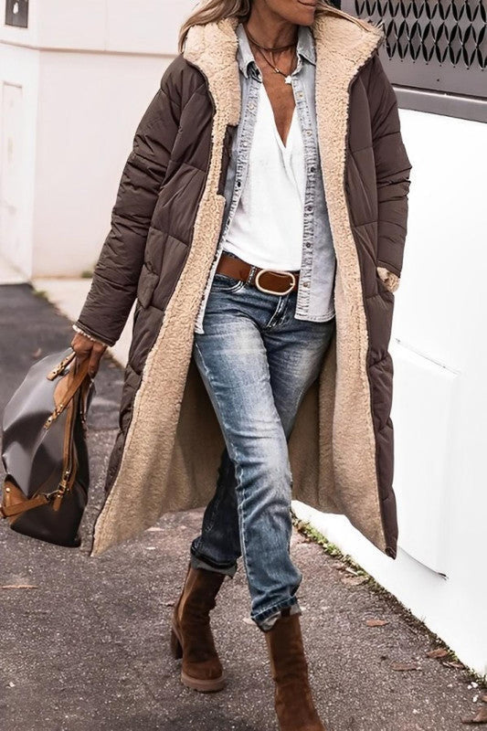 Warm Waterproof Parka Coat For Women With Hood - BritishElegance