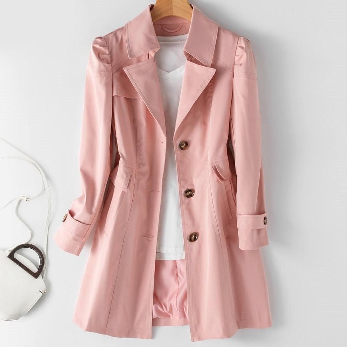 Classic Water Resistant Ladies Trench Coat