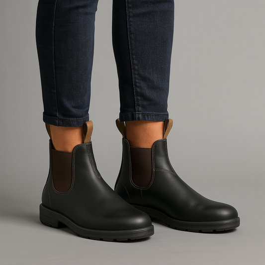Waterproof Women's Ankle Boots - Easy Slip On Boots - BritishElegance