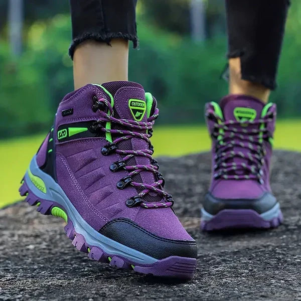 Warm Waterproof Hiking Boots for Women with Good Arch Support
