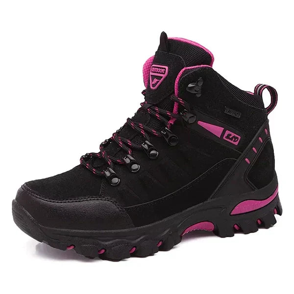 Warm Waterproof Hiking Boots for Women with Good Arch Support - BritishElegance