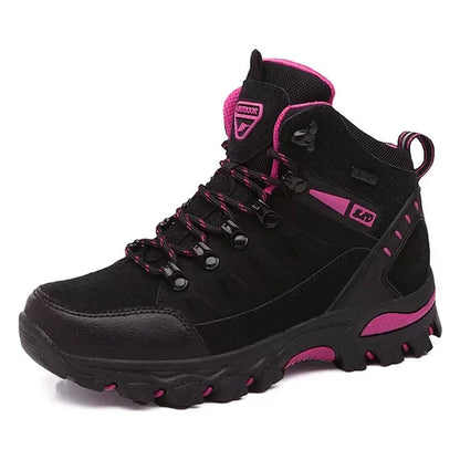 Warm Waterproof Hiking Boots for Women with Good Arch Support - BritishElegance