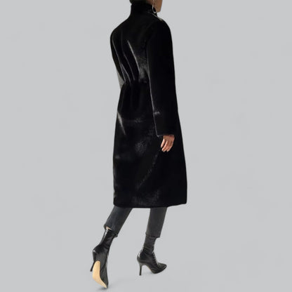 Women’s Elegant Fluffy Faux Fur Coat