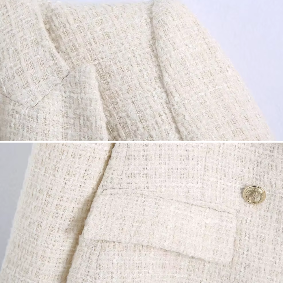 Womens Tweed Blazer