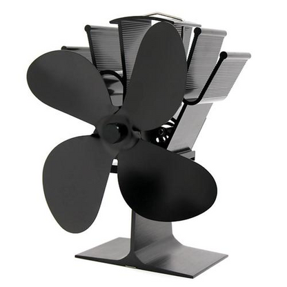 EcoFan | Wood Stove Heat-Powered Aluminum Fan for Even Airflow
