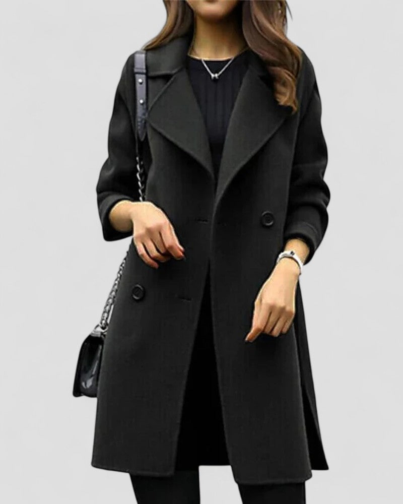 Women’s Wool Blend Longline Coat