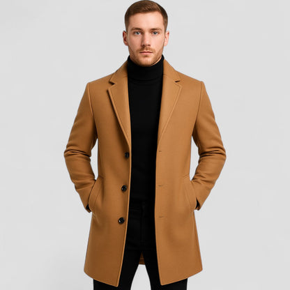 Men’s Tailored Single-Breasted Topcoat