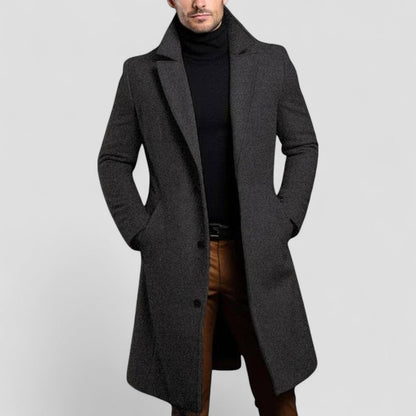 Men’s Tailored Single-Breasted Topcoat