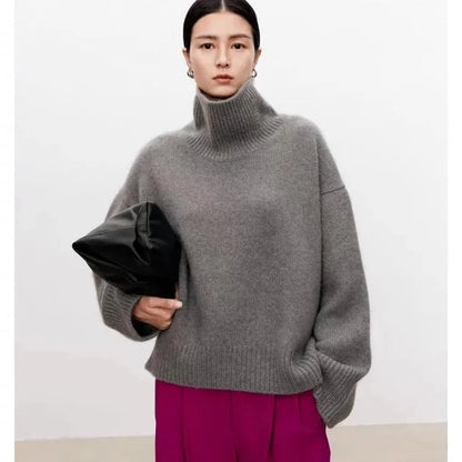Women’s Pure Cashmere Turtleneck Sweater