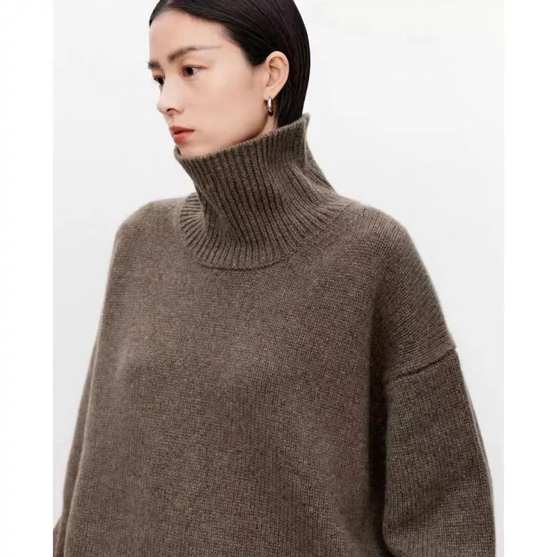 Women’s Pure Cashmere Turtleneck Sweater