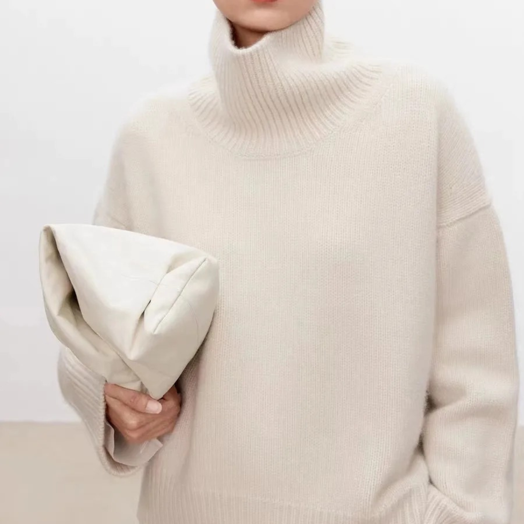 Women’s Pure Cashmere Turtleneck Sweater