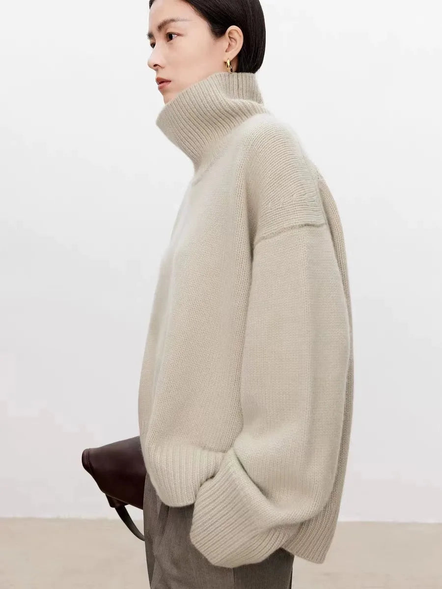 Women’s Pure Cashmere Turtleneck Sweater