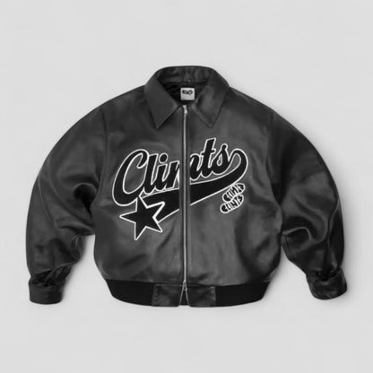 Men’s Oversized Graphic Bomber