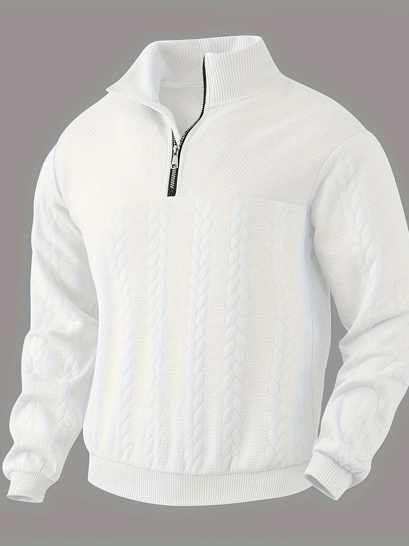 Men's warm wool winter sweater