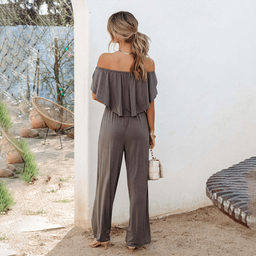 Chic Off Shoulder Jumpsuit for Women