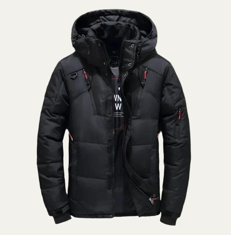 Men’s Heavy Duty Hooded Puffer Jacket