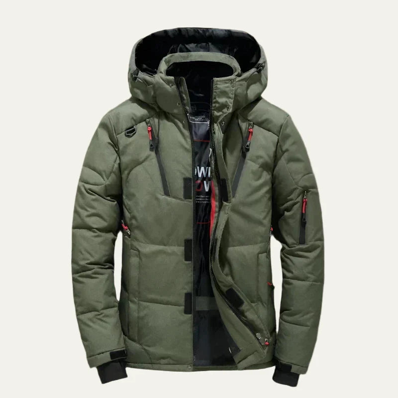 Men’s Heavy Duty Hooded Puffer Jacket