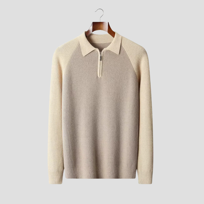 Men’s Half-Zip Polo Collar Pullover