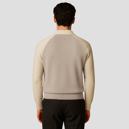 Men’s Half-Zip Polo Collar Pullover