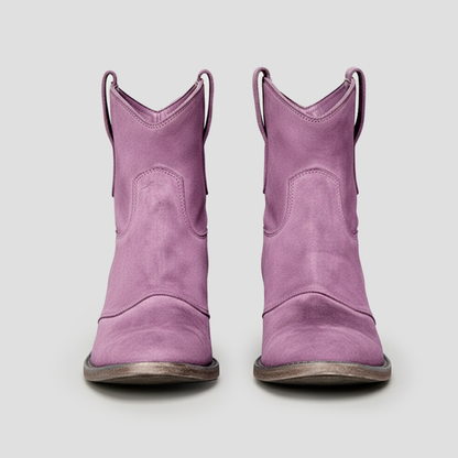 Women’s Suede Slouched Western Cowboy Boots