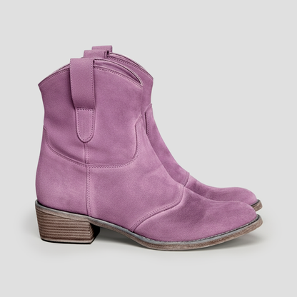 Women’s Suede Slouched Western Cowboy Boots