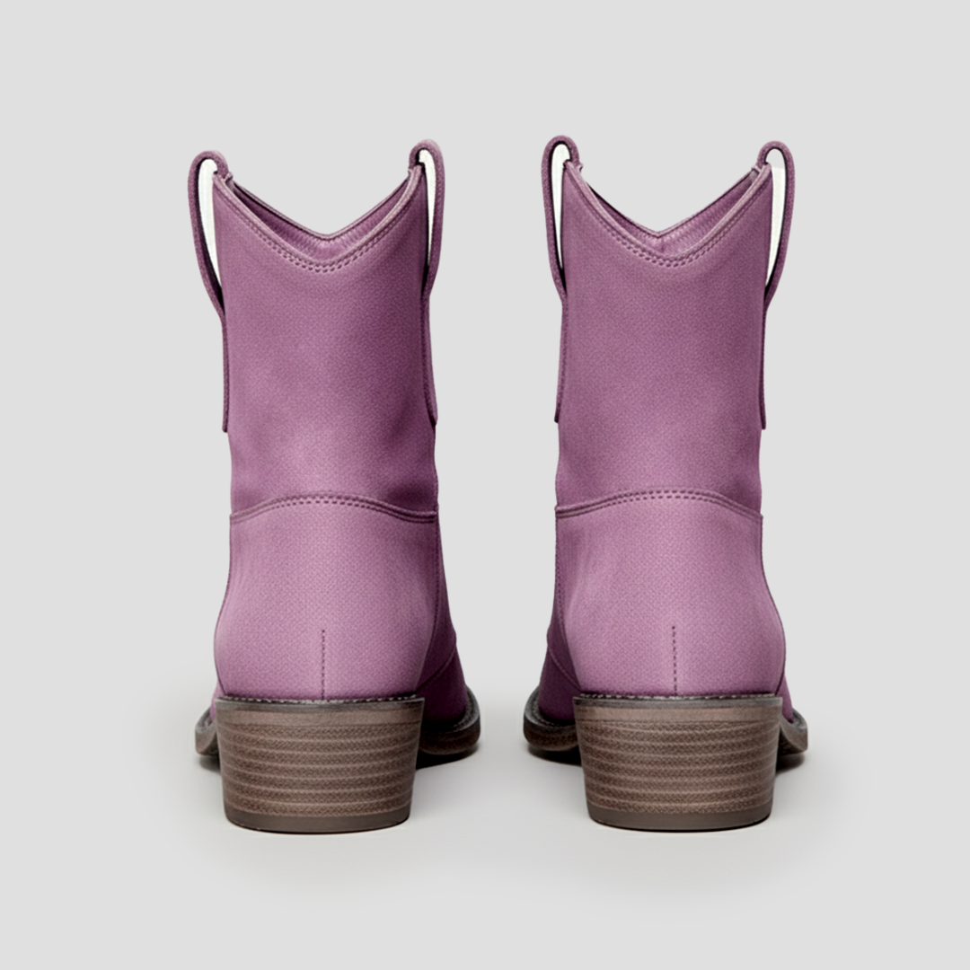Women’s Suede Slouched Western Cowboy Boots
