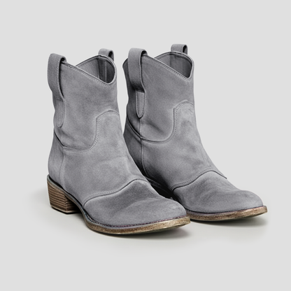 Women’s Suede Slouched Western Cowboy Boots