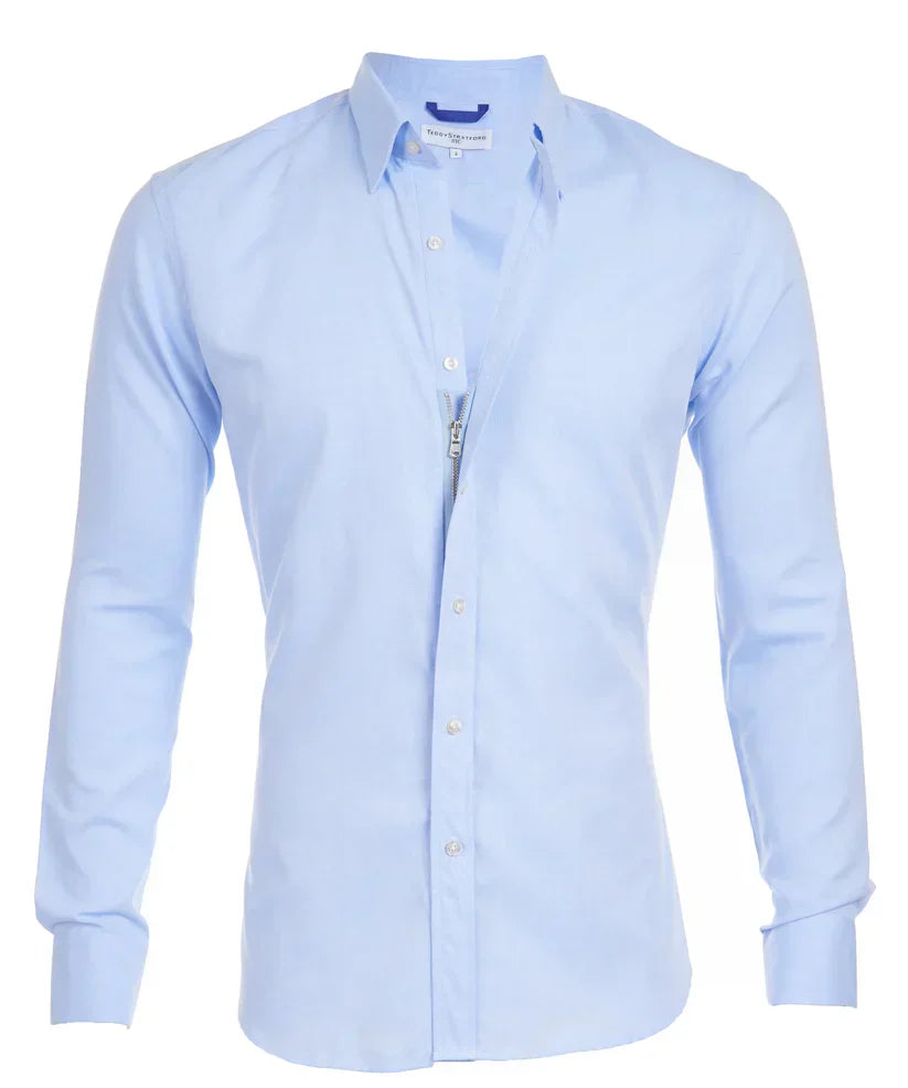Triston zip-front men's shirt