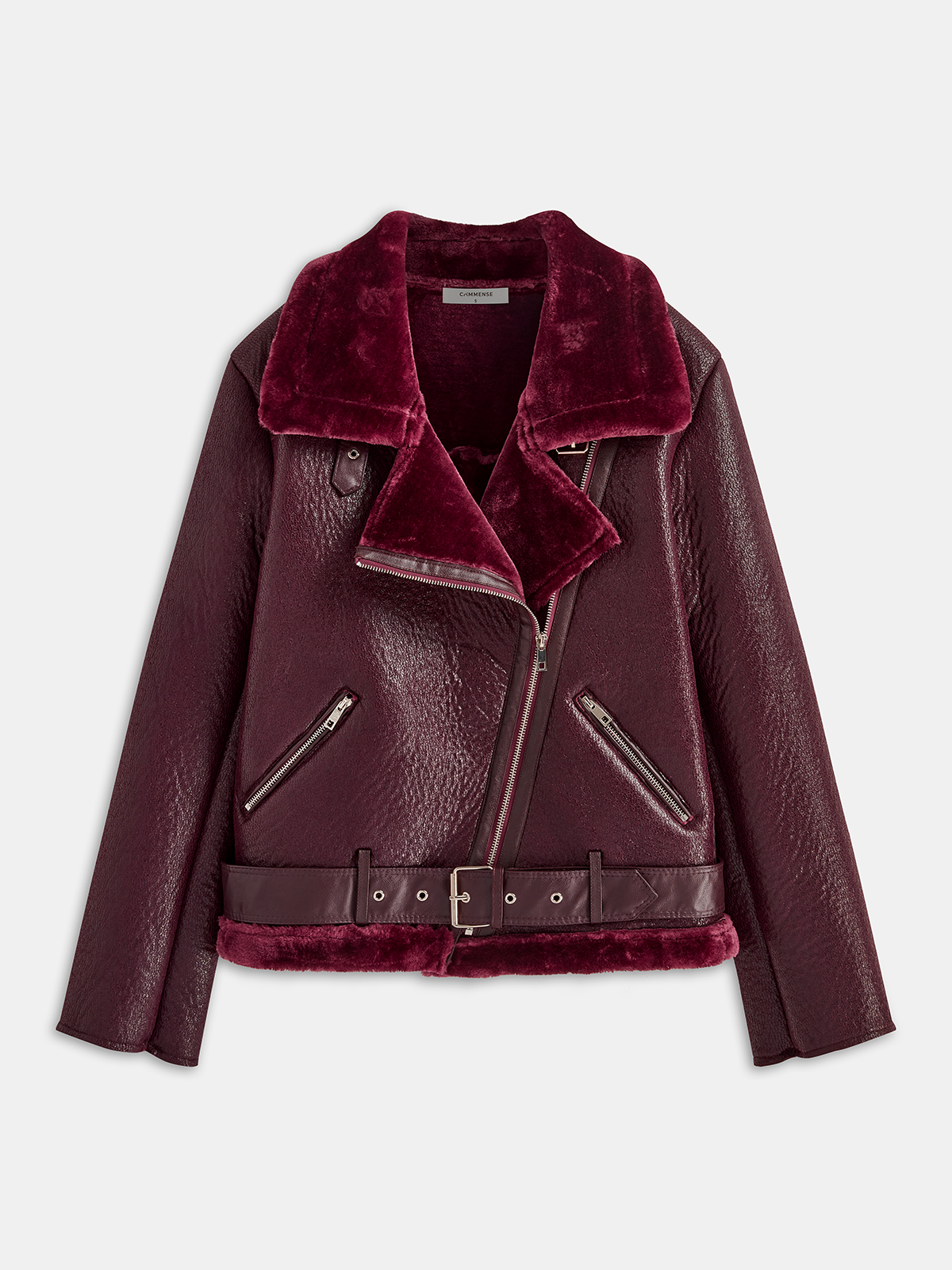 Maren | Zipper Belted Soft Fleece Jacket