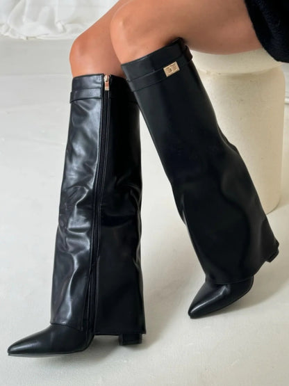 Zofia – Flared Over-the-Knee Boots