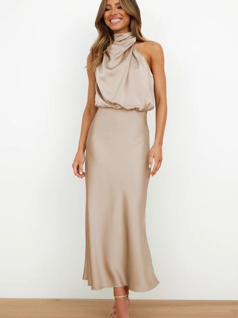 Classic Women's Knee Length Dress