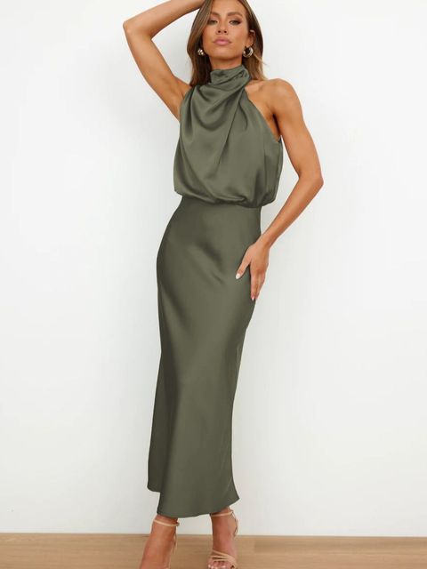 Classic Women's Knee Length Dress