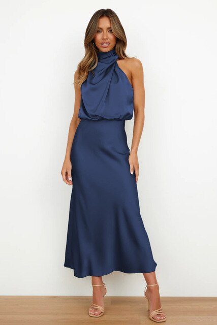 Classic Women's Knee Length Dress