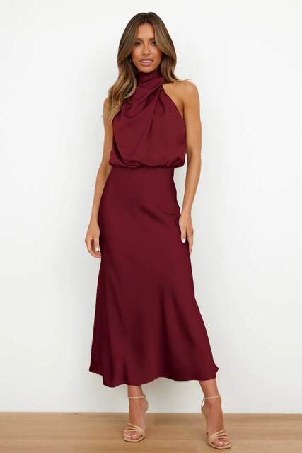 Classic Women's Knee Length Dress