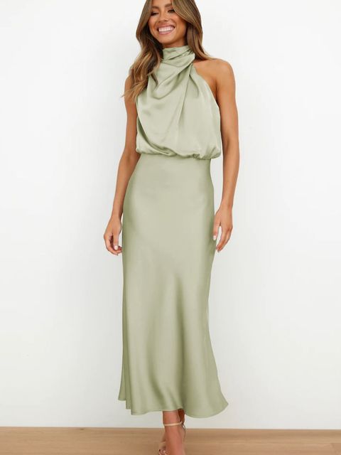 Classic Women's Knee Length Dress