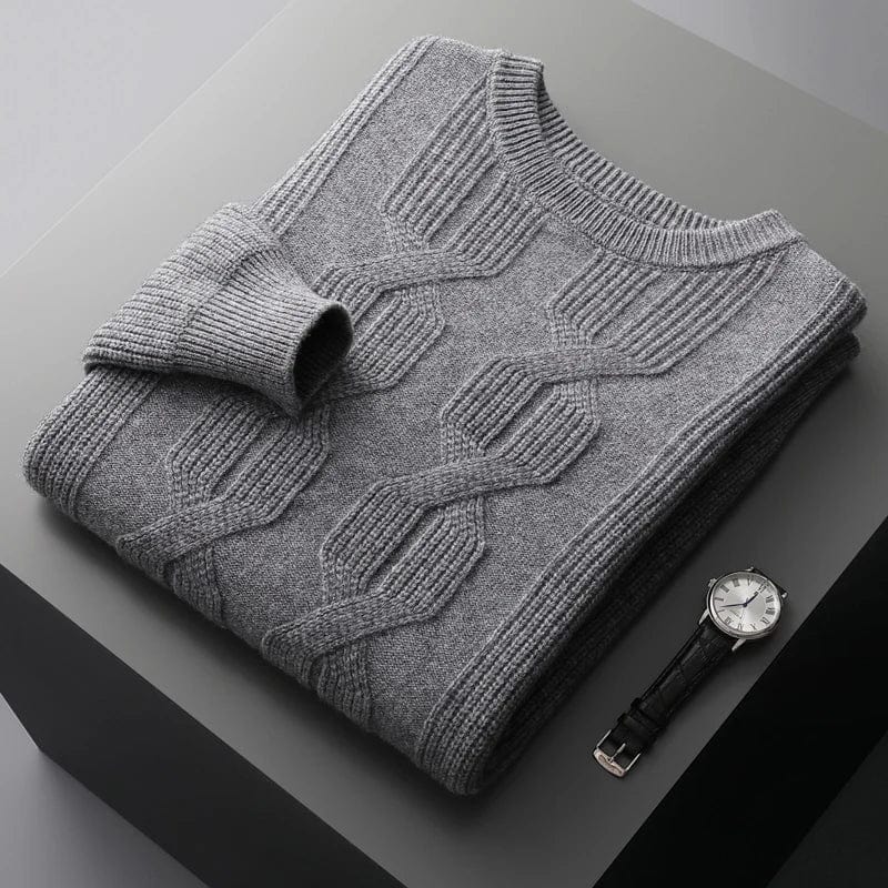 Jefferson - Classic Cable Knit Winter Jumper