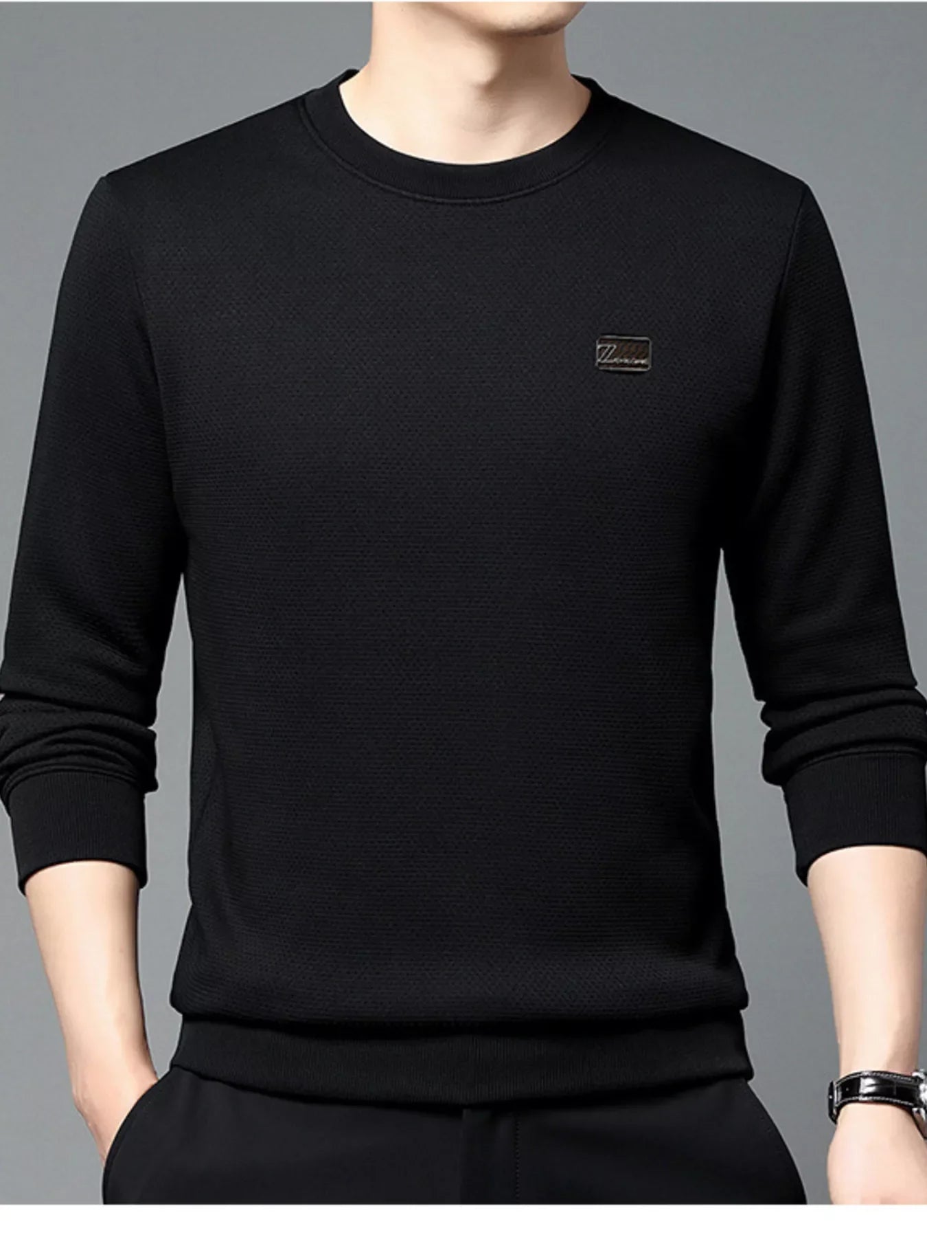 Men's XL Relaxed Fit Long Sleeve Tee Shirt