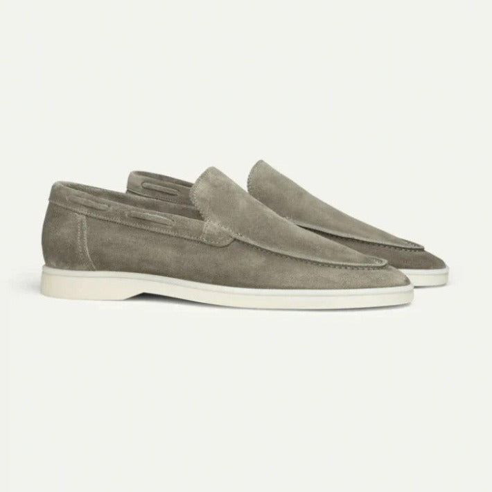 Men’s Modern Suede Platform Loafers