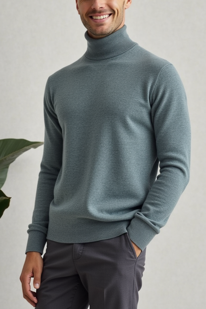 Merino - Classy Knitted Roll Neck Jumper Men