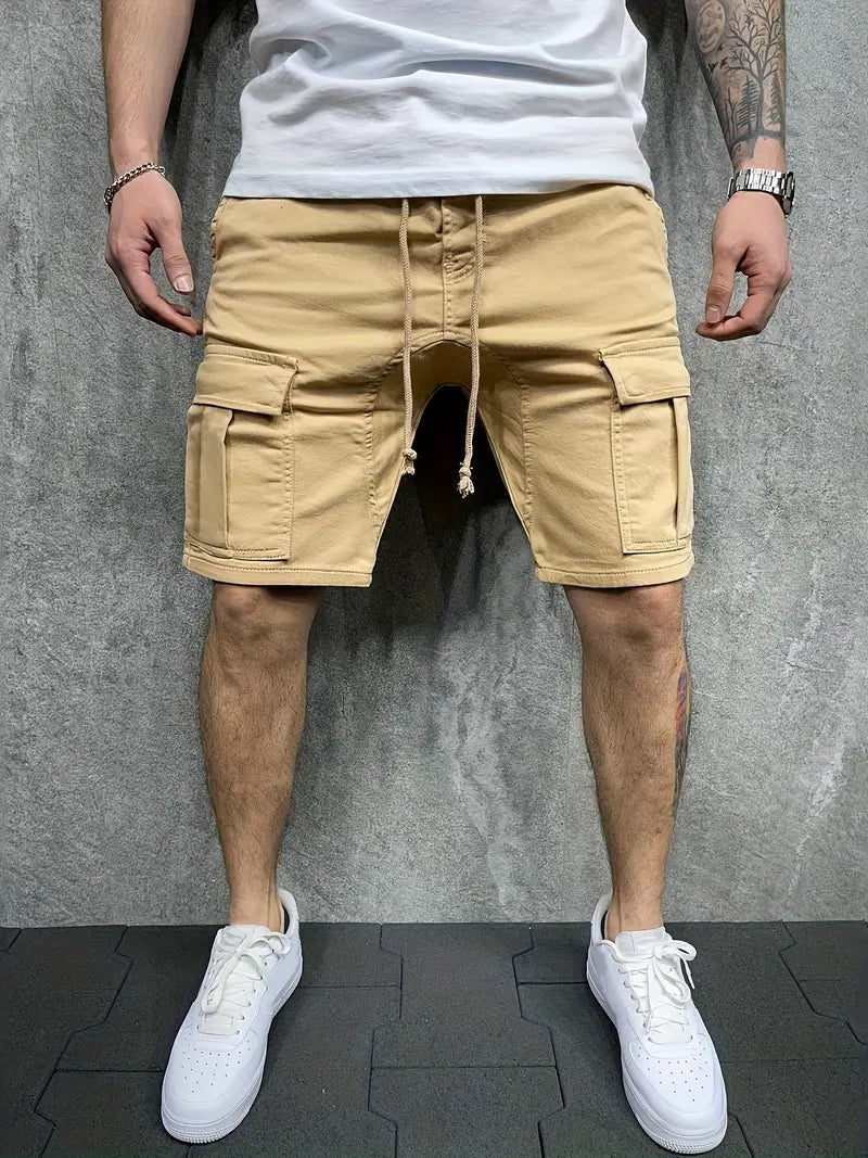 Relaxed Fit Men's Athletic Cargo Shorts