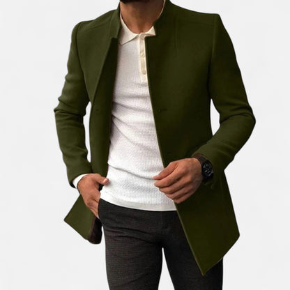 Dorevelle | Men's Fitted Coat - Timeless Plain Style