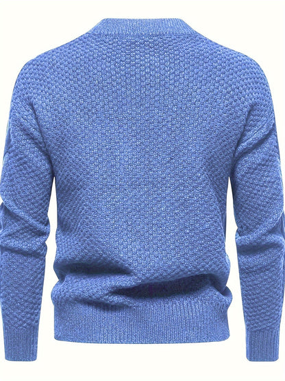Plain knit sweater for men, vintage sweater