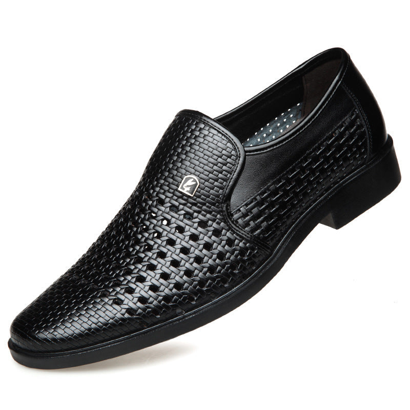 Classic Leather Mens Business Shoes - BritishElegance