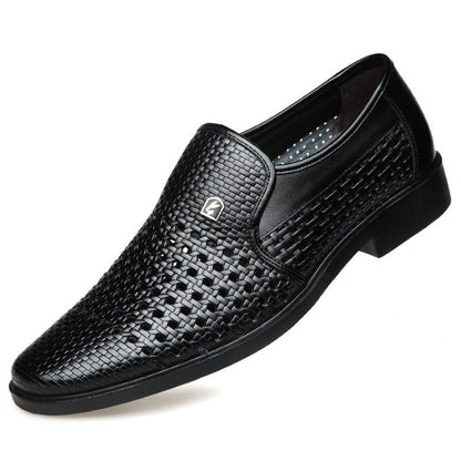Classic Leather Mens Business Shoes - BritishElegance