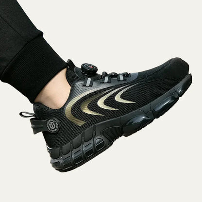 Men’s Futuristic Mesh Sneaker with Rotary Lacing System