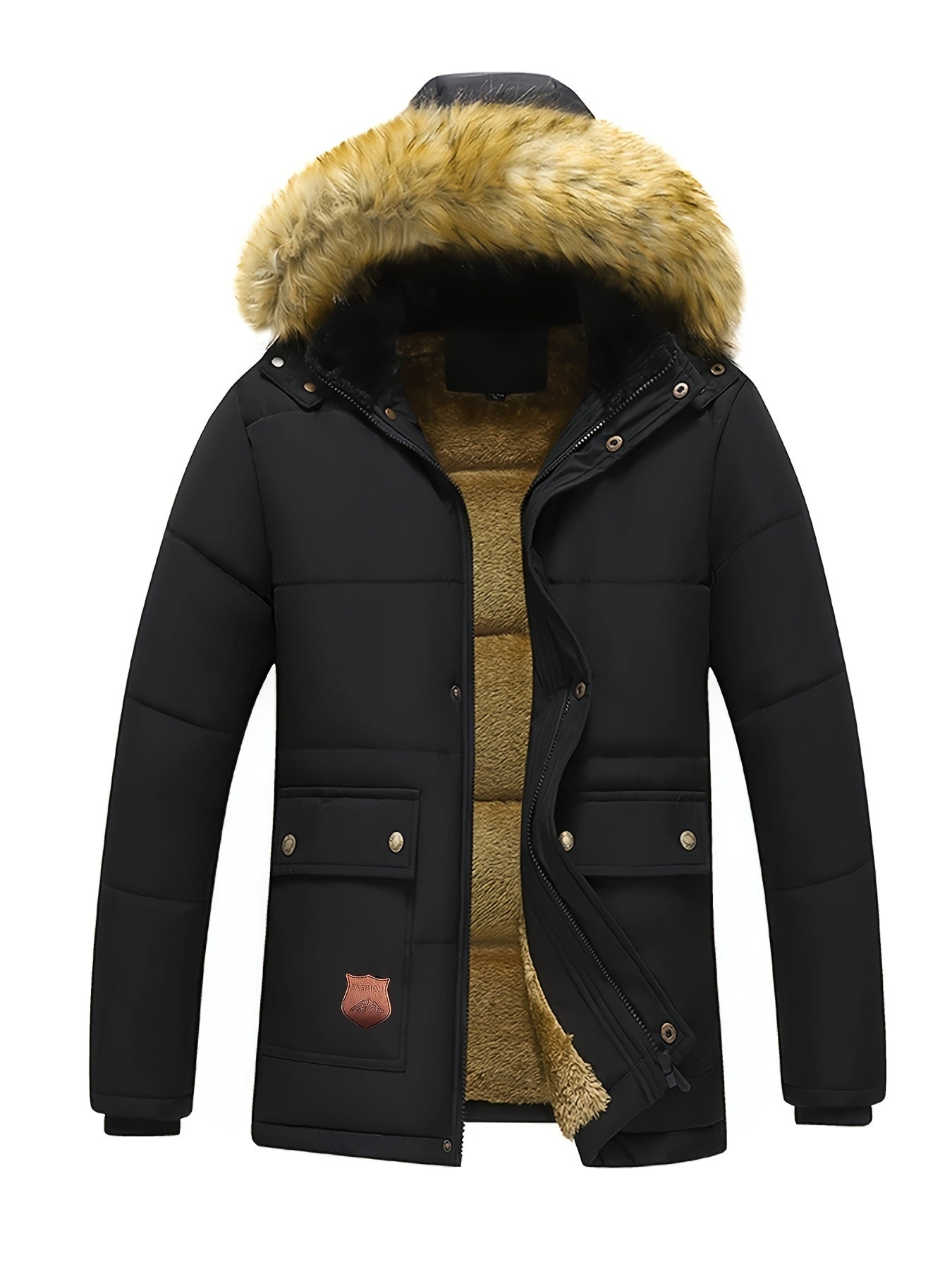 Warm Waterproof Men's Winter Coat - BritishElegance