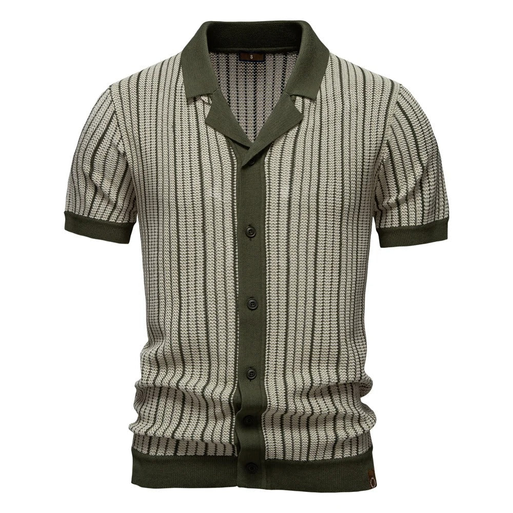 Classic Vintage Stripe Shirt - BritishElegance